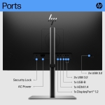 LCD Monitor HP E27 G5 27" Business Panel IPS 1920x1080 16:9 5 ms 6N4E2AA - Image 4