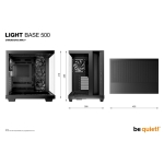 Case BE QUIET ATX/micro ATX/Mini-ITX Black Midi Tower PC BGW83 - Image 8