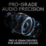 HEADSET GAMING G PRO X WRL/BLACK 981-000907 LOGITECH - Image 9