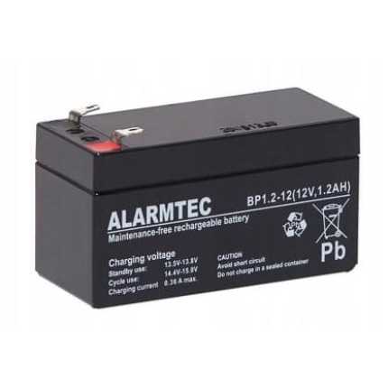 BATTERY 12V 1.2AH VRLA/BP1.2-12 ALARMTEC EMU