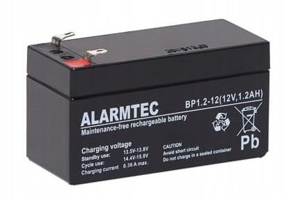 9c35924f-aa23-4692-acd5-120bdc532a68 BATTERY 12V 1.2AH VRLA/BP1.2-12 ALARMTEC EMU - Image 1