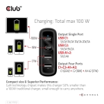 MOBILE TRAVEL CHARGER USB-C/100W CAC-1912EU CLUB3D - Image 6