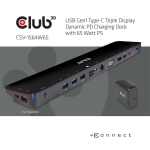 NB ACC DOCKING STATION/USB-C 65W CSV-1564W65 CLUB3D - Image 2