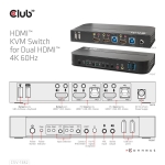 VIDEO SWITCH KVM HDMI 2PORT/CSV-1382 CLUB3D - Image 10
