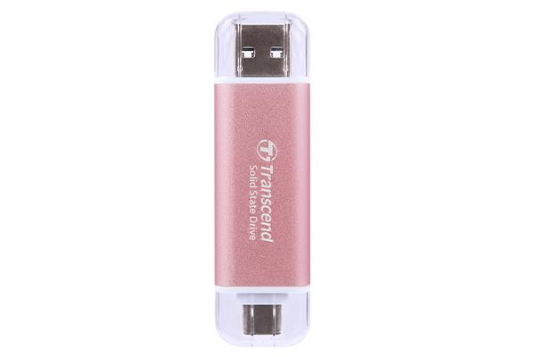 9ee808cd-ef0f-4d4c-8d49-06fd7eb1304e External SSD TRANSCEND ESD310 512GB USB-C USB 3D NAND Write speed 900 MBytes/sec Read speed 1050 MBytes/sec TS512GESD310P - Image 1