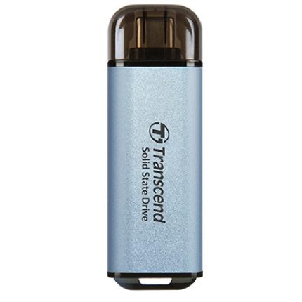 External SSD TRANSCEND ESD300 512GB USB-C Write speed 950 MBytes/sec Read speed 1500 MBytes/sec TS512GESD300C