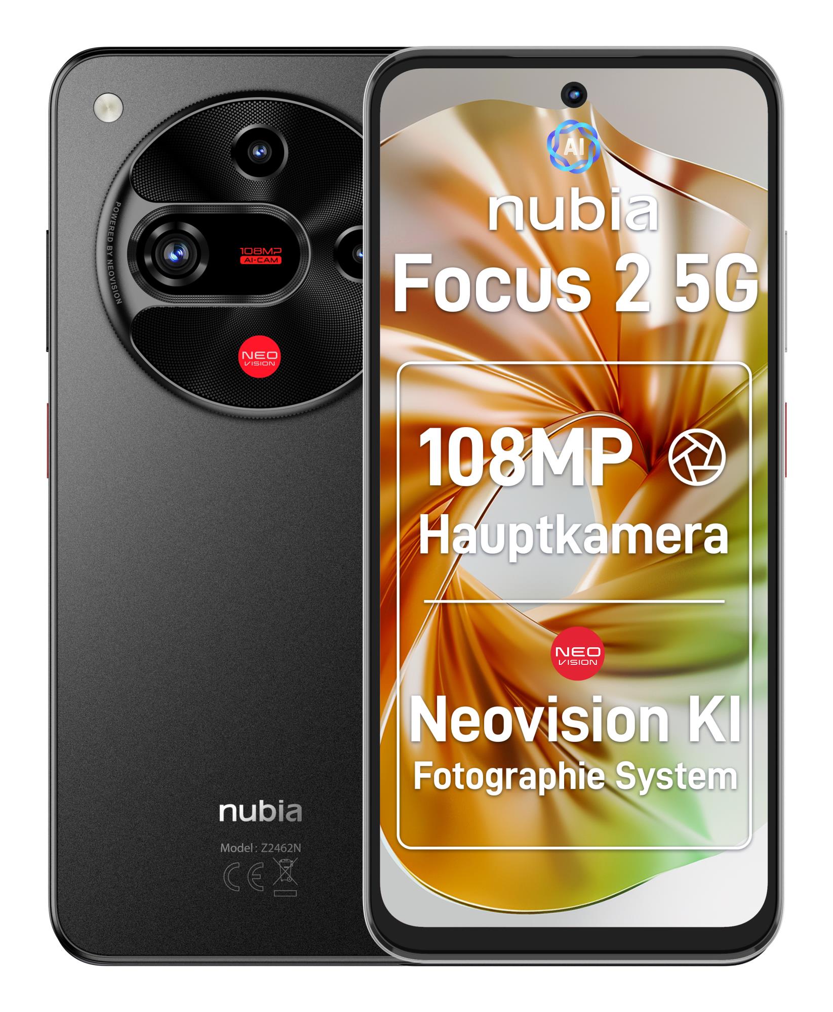 a1c3492e-a1b6-4247-a3ef-043128b1937f MOBILE PHONE FOCUS 2 5G/8/256GB BLACK ZTE NUBIA - Image 1