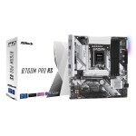 Mainboard ASROCK Intel B760 Express LGA1700 Micro-ATX Memory DDR5 Memory slots 4 1xPCI-Express 3.0 16x 1xPCI-Express 5.0 16x 1xM.2 1xHDMI 1xDisplayPort 2xUSB 2.0 3xUSB 3.2 1xUSB-C 1xPS/2 1xRJ45 3xAudio port B760MPRORS