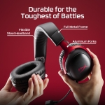 HEADSET HYPERX CLOUD III S WRL/WL BLK-RED GAM A59Z0AA HYPERX - Image 4