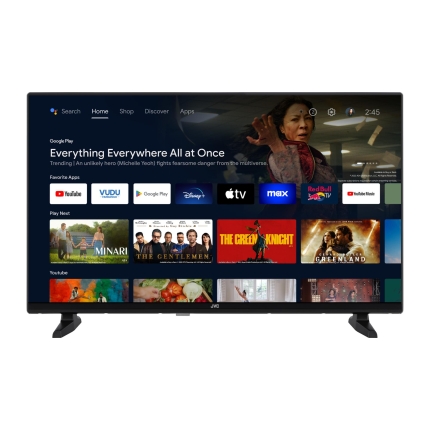 TV Set JVC 32" Smart/HD 1366x768 Wireless LAN Bluetooth Android TV LT-32VAH3300