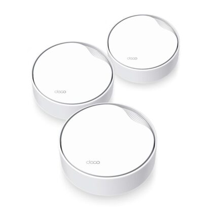 TP-LINK Wireless Router|TP-LINK|Wireless Router|3-pack|3000 Mbps|Mesh|Wi-Fi 6|1x10/100/1000M|1x2.5GbE|DHCP|DECOX50-POE(3-PACK)