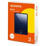 External HDD ADATA HV620S 2TB USB 3.1 Colour Blue AHV620S-2TU31-CBL - Image 5