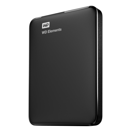 External HDD WESTERN DIGITAL Elements Portable 4TB USB 3.0 Colour Black WDBU6Y0040BBK-WESN