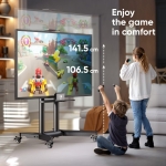 TV SET ACC MOBILE STAND/32-75"/BLACK TS1571-B ONKRON - Image 4