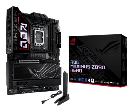 ASUS Mainboard|ASUS|Intel Z890|LGA1851|ATX|Memory DDR5|Memory slots 4|1xPCI-Express 4.0 1x|1xPCI-Express 4.0 16x|1xPCI-Express 5.0 16x|6xM.2|1xHDMI|1xAudio-In|1xAudio-Out|4xUSB 3.0|4xUSB 3.1|1xUSB-C|2xUSB-C w/Thunderbolt|1xOptical S/PDIF|2xRJ45|ROGMAXIMUSZ890HERO