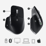 MOUSE USB LASER WRL MX MASTER3/SPACE GREY 910-005696 LOGITECH - Image 6