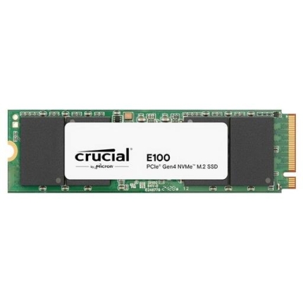 SSD CRUCIAL E100 1TB M.2 NVMe 3D NAND Write speed 3000 MBytes/sec Read speed 5000 MBytes/sec CT1000E100SSD8