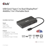 NB ACC DOCKING STATION 7IN1/USB-C 100W CSV-1598 CLUB3D - Image 8