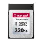 TRANSCEND MEMORY COMPACT FLASH 320GB/CFE TS320GCFE860 TRANSCEND