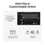 KEYBOARD WRL K10 HE SPECIAL ED/WHITE K10H-Q1 KEYCHRON - Image 7