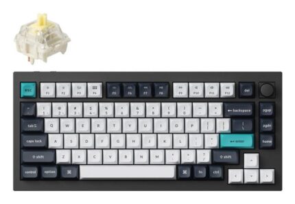 KEYCHRON KEYBOARD WRL Q1 MAX RGB/CARBON BLACK Q1M-M4 KEYCHRON