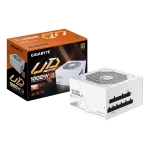 Power Supply GIGABYTE UD1000GM PG5 ICE ATX 3.1 1000 Watts Efficiency 80 PLUS GOLD PFC Active MTBF 100000 hours GP-UD1000GMPG5ICE