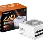 GIGABYTE Power Supply|GIGABYTE|UD1000GM PG5 ICE|ATX 3.1|1000 Watts|Efficiency 80 PLUS GOLD|PFC Active|MTBF 100000 hours|GP-UD1000GMPG5ICE