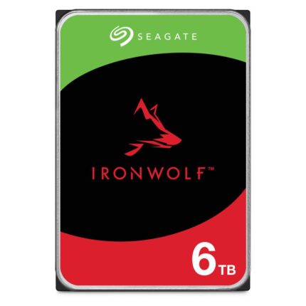 SEAGATE HDD|SEAGATE|IronWolf|6TB|SATA|256 MB|5400 rpm|Discs/Heads 4/8|3,5"|ST6000VN006