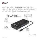 I/O HUB 7IN1 USB-C/100W CSV-1595 CLUB3D - Image 5