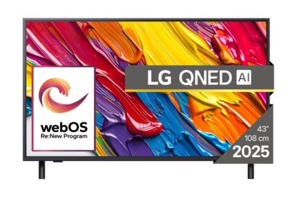 LG TV Set|LG|43"|4K/Smart|3840x2160|Wireless LAN|Bluetooth|webOS|Black|43QNED82A3B