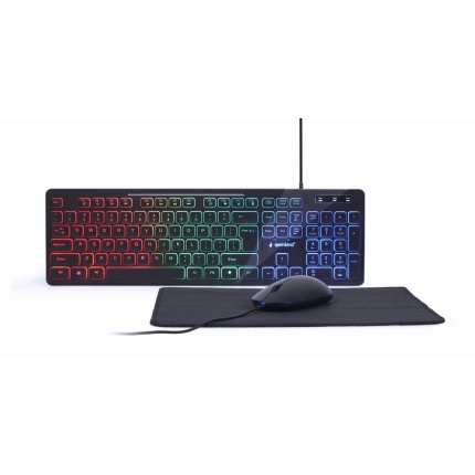 GEMBIRD KEYBOARD +MOUSE USB ENG/KBS-UML-01 GEMBIRD