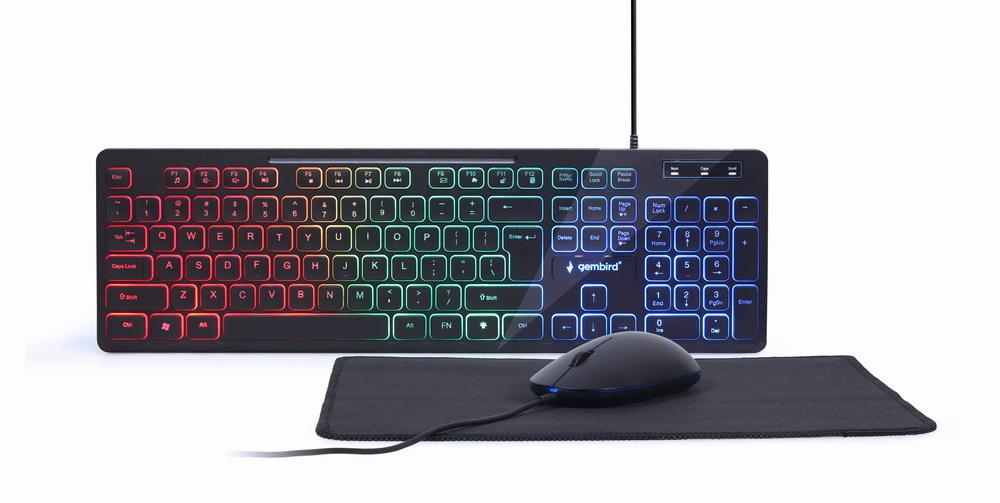 c007efb6-e997-4e5f-9436-e51e5d0a7df0 GEMBIRD KEYBOARD +MOUSE USB ENG/KBS-UML-01 GEMBIRD - Image 1