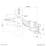 MONITOR ACC WALL MOUNT/23-42" WL70-550BL12 NEOMOUNTS - Image 15