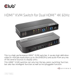 VIDEO SWITCH KVM HDMI 2PORT/CSV-1382 CLUB3D - Image 7
