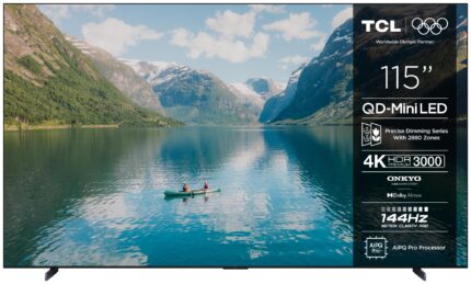 TCL TV Set|TCL|115 "|4K Ultra HD|3840 x 2160 pixels|Flat|16:9|QD-Mini LED|115C7K
