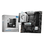 Mainboard MSI Intel B760 Express LGA1700 Micro-ATX Memory DDR5 Memory slots 4 1xPCI-Express 3.0 1x 1xPCI-Express 4.0 4x	 1xPCI-Express 4.0 16x 2xM.2 2xHDMI 2xDisplayPort 2xUSB 2.0 4xUSB 3.2 1xPS/2 1xRJ45 3xAudio port B760MGAMINGPLUSWIFI