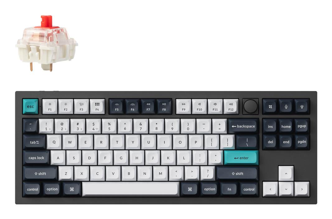 cafe2cec-73df-4b3e-b0fb-40e754aa0555 KEYCHRON KEYBOARD WRL Q3 MAX RGB/CARBON BLACK Q3M-M1 KEYCHRON - Image 1