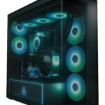 ARCTIC Case|ARCTIC|Xtender VG (Black)|Case product features Transparent panel|Not included|Colour Black|ACPCC00016A