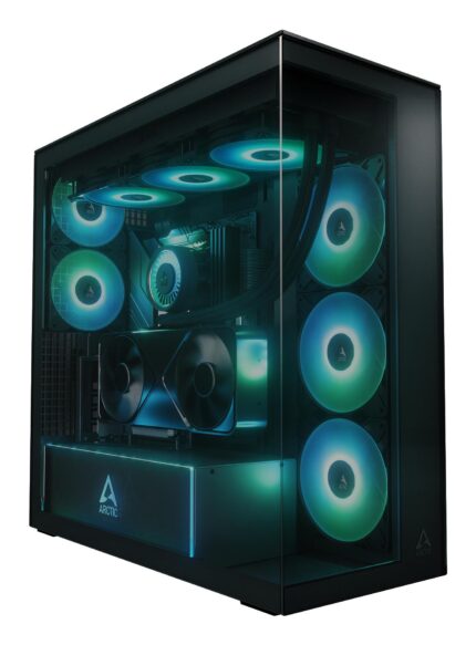 ARCTIC Case|ARCTIC|Xtender VG (Black)|Case product features Transparent panel|Not included|Colour Black|ACPCC00016A