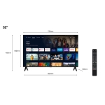 TV Set TCL 32" Smart/FHD 1920x1080 Wireless LAN Bluetooth Android TV Black 32S5400AF - Image 2