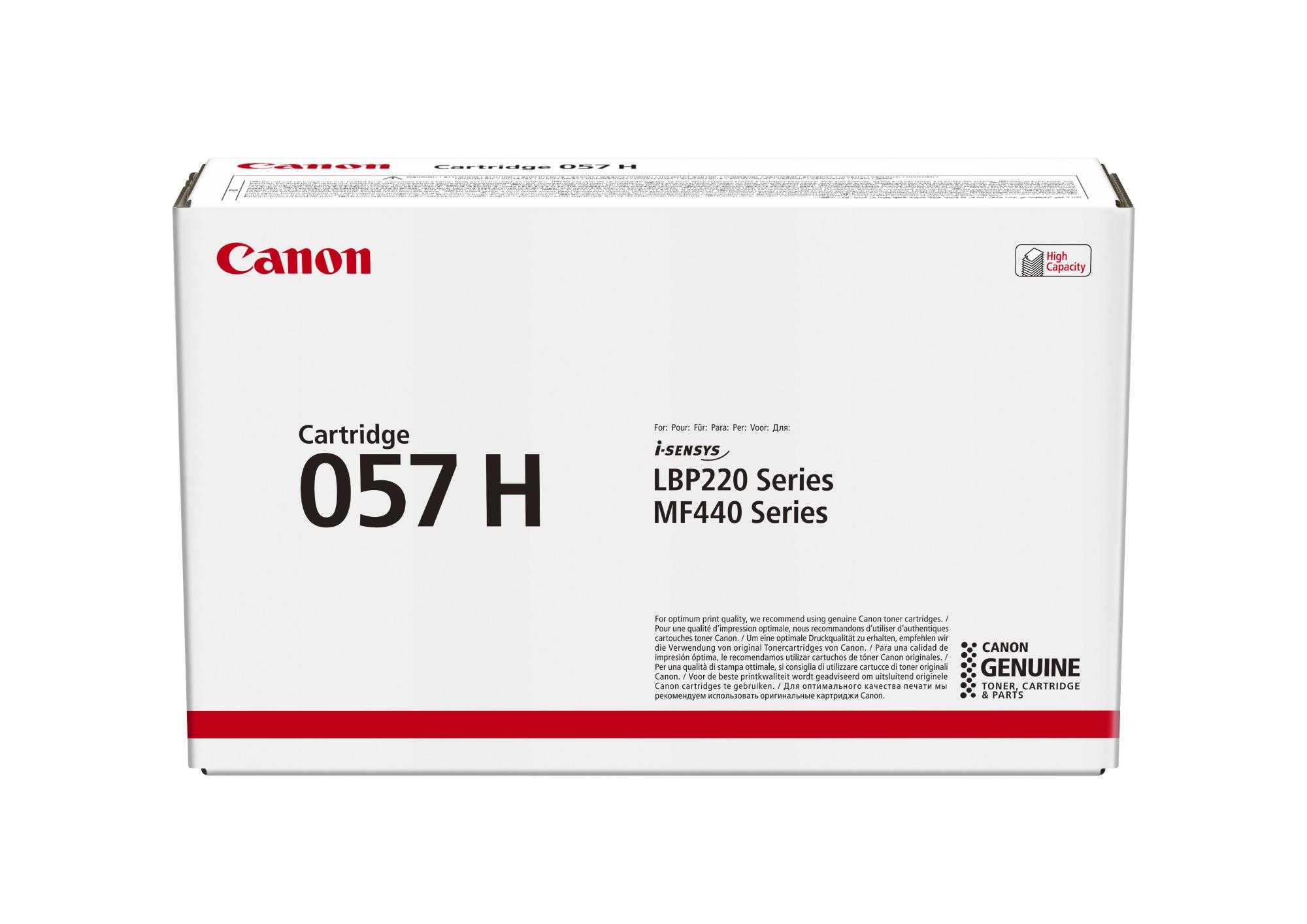 cbd4f729-b606-42c3-a7f5-f78a04ffa3b0 TONER BLACK 10K 057H/3010C002 CANON - Image 1