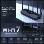 Wireless Router MERCUSYS Router IEEE 802.11a/b/g IEEE 802.11n IEEE 802.11ac IEEE 802.11ax 3x2.5GbE LAN  WAN ports 1 Number of antennas 6 MR47BE - Image 3