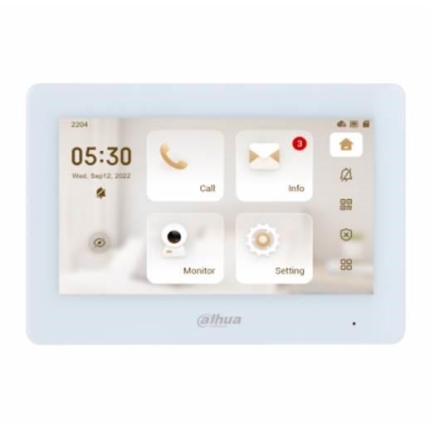MONITOR LCD 7" IP DOORPHONE/WI-FI VTH5421HW-W DAHUA
