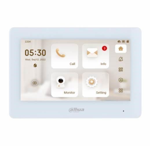 d3e583ae-d2e5-43e4-95c9-e833856269a5 MONITOR LCD 7" IP DOORPHONE/WI-FI VTH5421HW-W DAHUA - Image 1