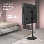 TV SET ACC FLOOR STAND /30-60"/BLACK TS5060-B ONKRON - Image 3
