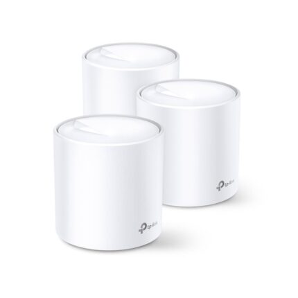 TP-LINK Wireless Router|TP-LINK|Wireless Router|3-pack|3000 Mbps|Mesh|IEEE 802.11a|IEEE 802.11n|IEEE 802.11ac|IEEE 802.11ax|2x10/100/1000M|DECOX60(3-PACK)
