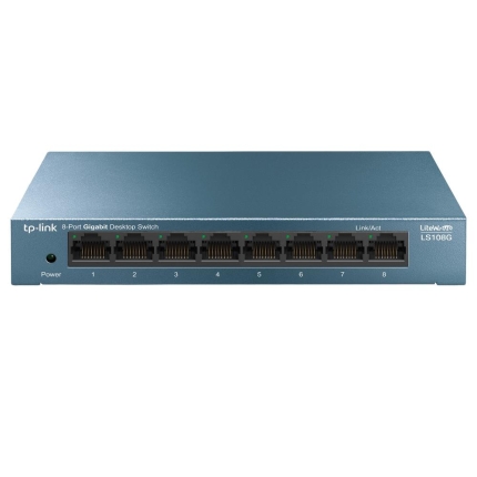 TP-LINK Switch|TP-LINK|TP-LINK LS108G|LS108G|8x10Base-T / 100Base-TX / 1000Base-T|LS108G