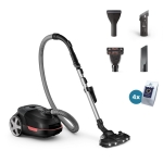 Vacuum Cleaner PHILIPS Bagged 900 Watts Capacity 4 l Noise 77 dB Black Weight 4.6 kg XD6142/12