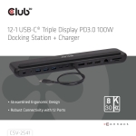NB ACC DOCKING STATION 12IN1/USB-C 100W CSV-2541 CLUB3D - Image 6