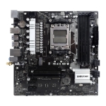 Mainboard BIOSTAR AMD B650 SAM5 Micro-ATX Memory DDR5 Memory slots 4 3xPCI-Express 4.0 1x 1xPCI-Express 4.0 16x 1xM.2 1xHDMI 1xDisplayPort 2xUSB 2.0 5xUSB 3.2 1xUSB-C 1xPS/2 1xRJ45 3xAudio port 2xWiFi antenna port B650MP-EPRO